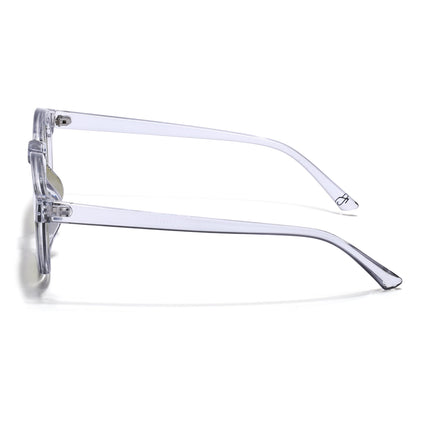 Eyejack Transparent Round Sunglasses for Men & Women (89290CL2191)