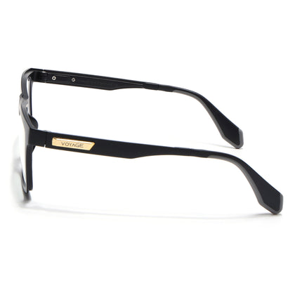 Voyage Exclusive Black Wayfarer Eyeglasses for Men & Women - MG4478-C1