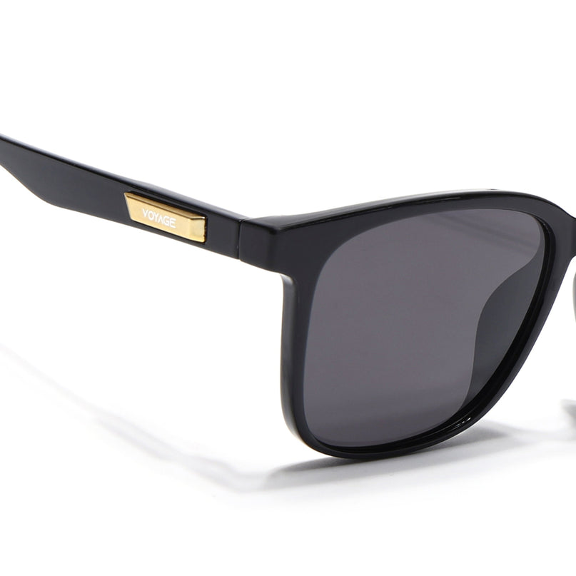 Active Shine Black Wayfarer Polarized Sunglasses - PMG4459