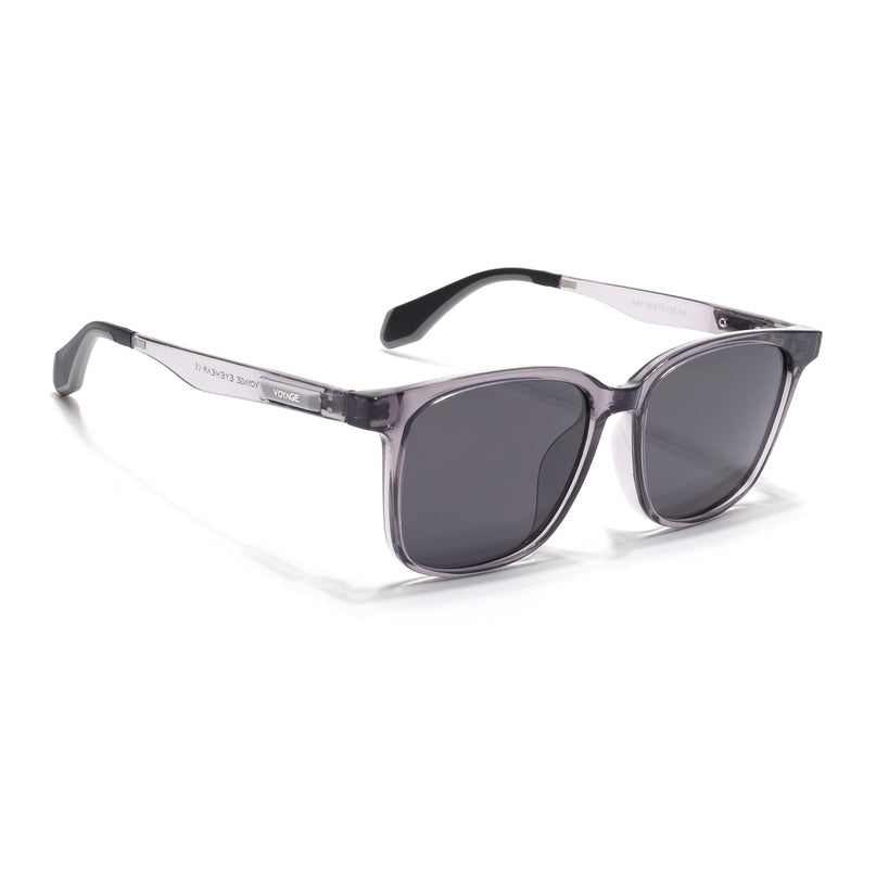 Active Grey Wayfarer Polarized Sunglasses - PMG4460