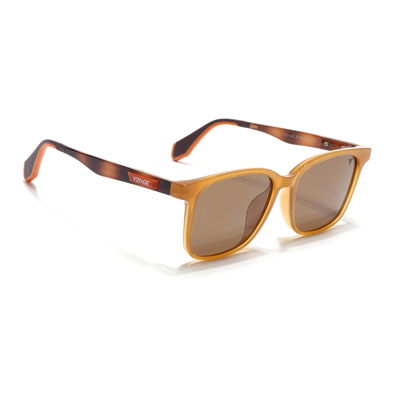 Active Brown Wayfarer Polarized Sunglasses - PMG4462