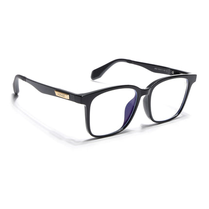 Voyage Exclusive Shine Black Wayfarer Eyeglasses for Men & Women - MG4464-C1