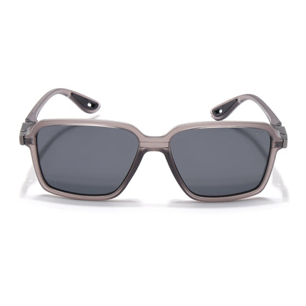 Hydra | Grey Rectangle Polarized Sunglasses | PMG6655