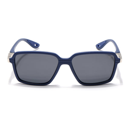 Hydra | Blue Rectangle Polarized Sunglasses | PMG6657