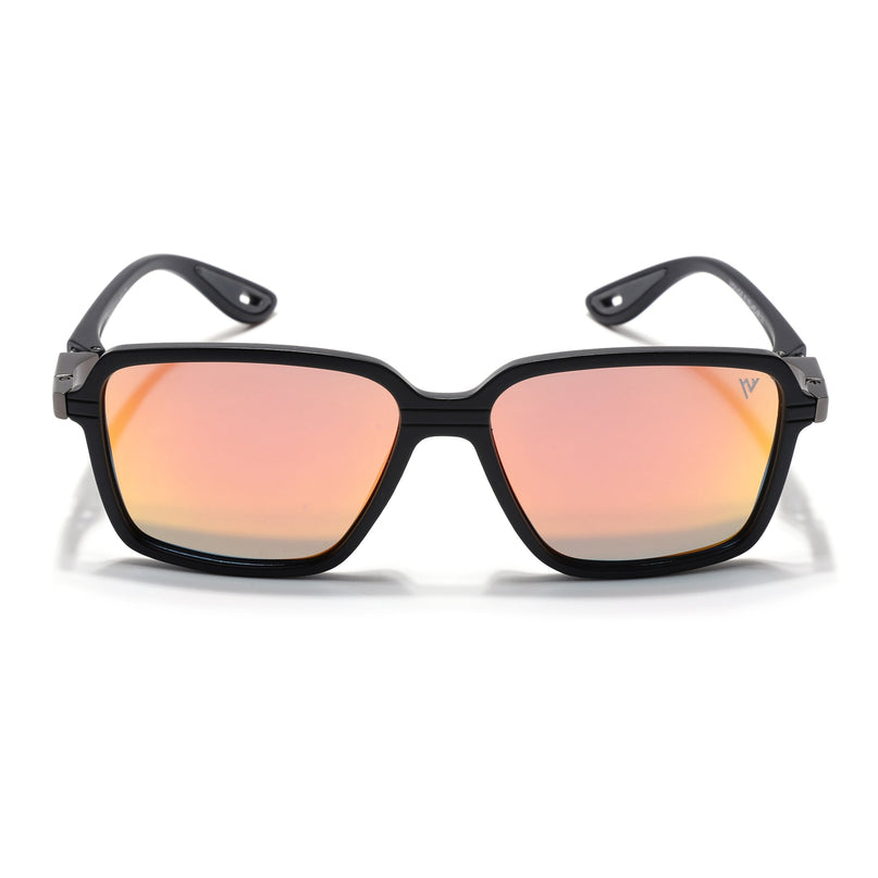 Hydra | Multicolor Reflector Rectangle Polarized Sunglasses | PMG6658