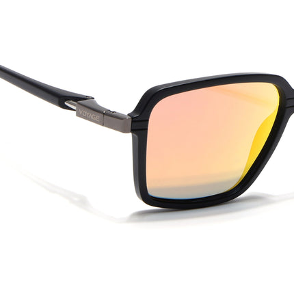 Hydra | Multicolor Reflector Rectangle Polarized Sunglasses | PMG6658