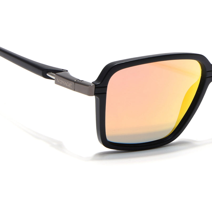 Hydra | Multicolor Reflector Rectangle Polarized Sunglasses | PMG6658