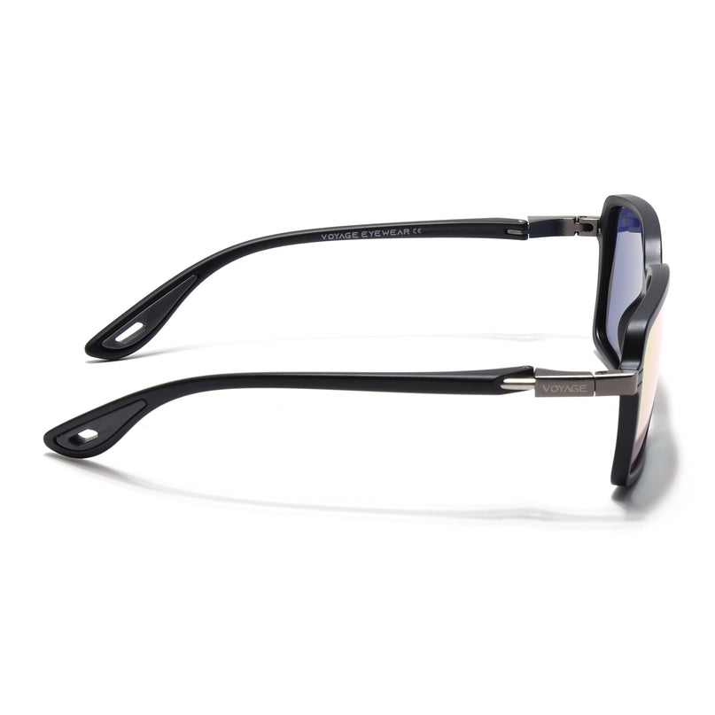 Hydra | Multicolor Reflector Rectangle Polarized Sunglasses | PMG6658
