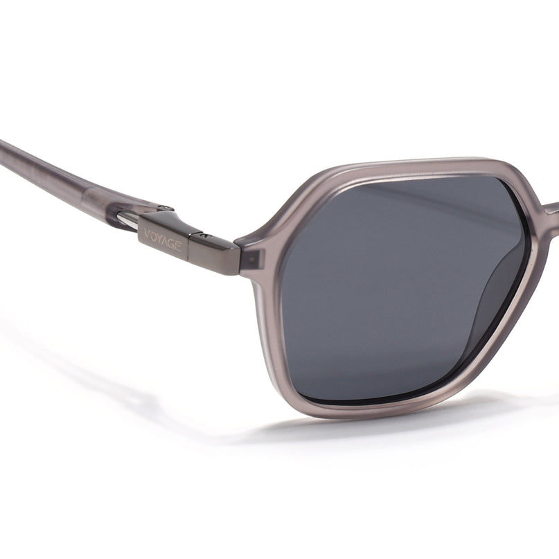 EdgeX | Grey Hexagon Polarized Sunglasses | PMG6641