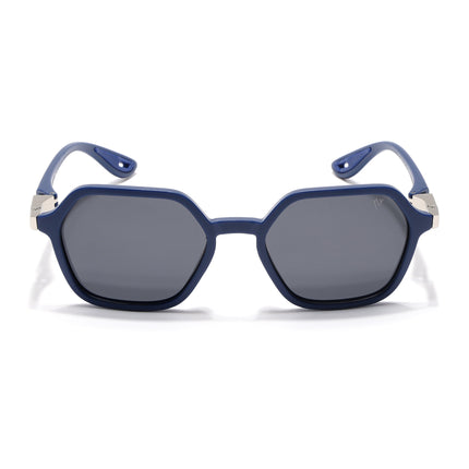 EdgeX | Blue Hexagon Polarized Sunglasses | PMG6643