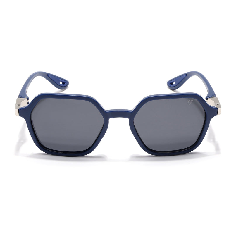 EdgeX | Blue Hexagon Polarized Sunglasses | PMG6643