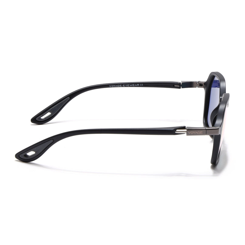 EdgeX | Multicolor Reflector Hexagon Polarized Sunglasses | PMG6644