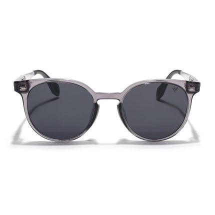 Active Grey Round Polarized Sunglasses - PMG4472