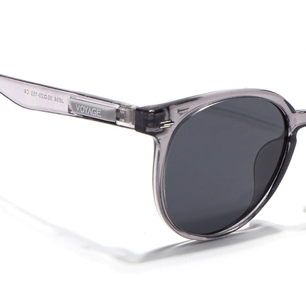 Active Grey Round Polarized Sunglasses - PMG4472