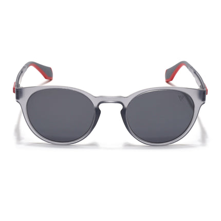 Active Grey Round Polarized Sunglasses - PMG4457