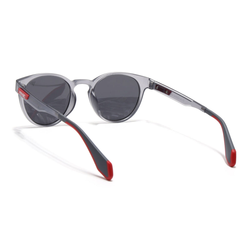 Active Grey Round Polarized Sunglasses - PMG4457