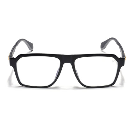 Voyage Exclusive Matt Black Wayfarer Eyeglasses for Men & Women - MG4453-C1