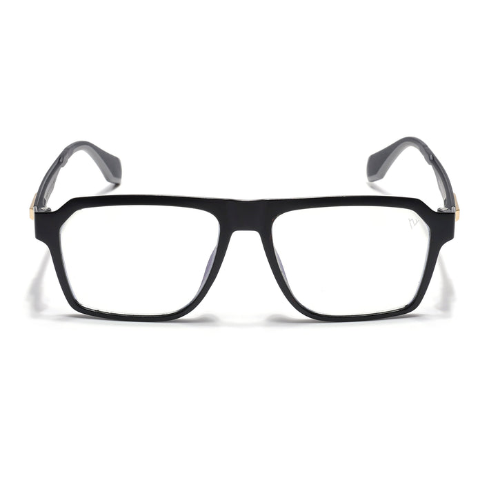 Voyage Exclusive Matt Black Wayfarer Eyeglasses for Men & Women - MG4453-C1