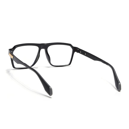 Voyage Exclusive Matt Black Wayfarer Eyeglasses for Men & Women - MG4453-C1