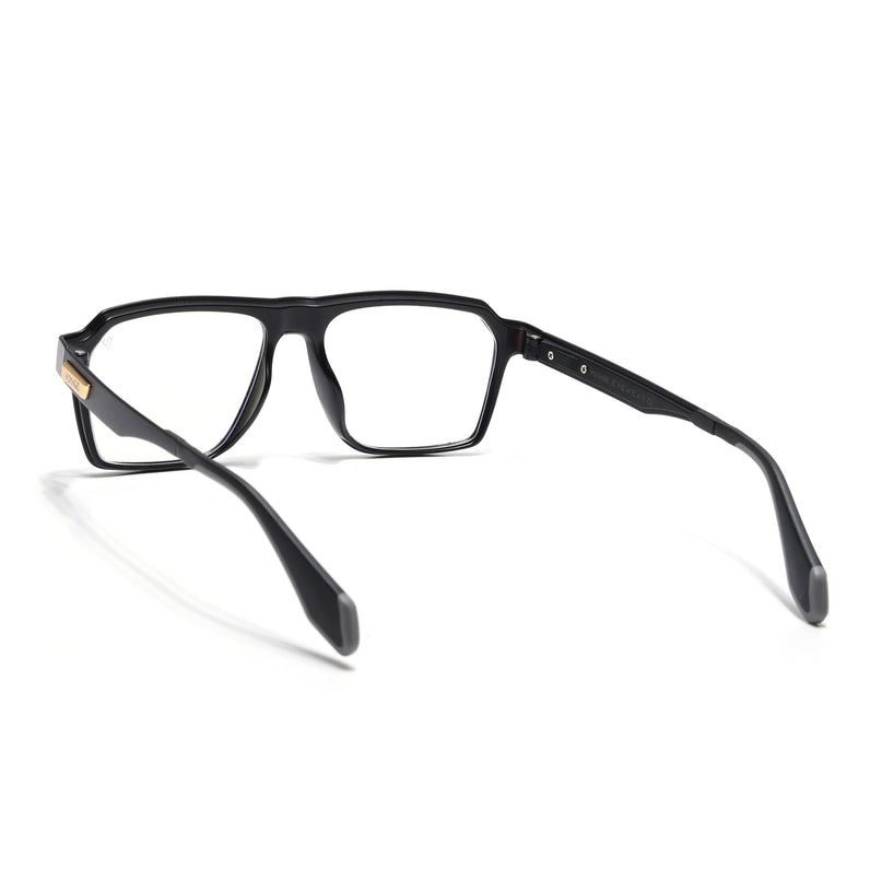Voyage Exclusive Matt Black Wayfarer Eyeglasses for Men & Women - MG4453-C1