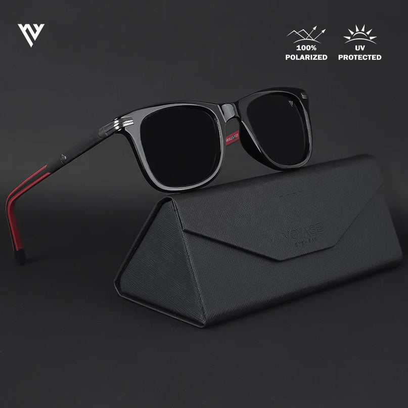 Ranger | Black Wayfarer Polarized Sunglasses - PMG3966