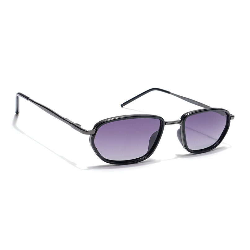 Marshall | Black Unisex Polarized Sunglasses | Grey & Clear Lens - PMG6051