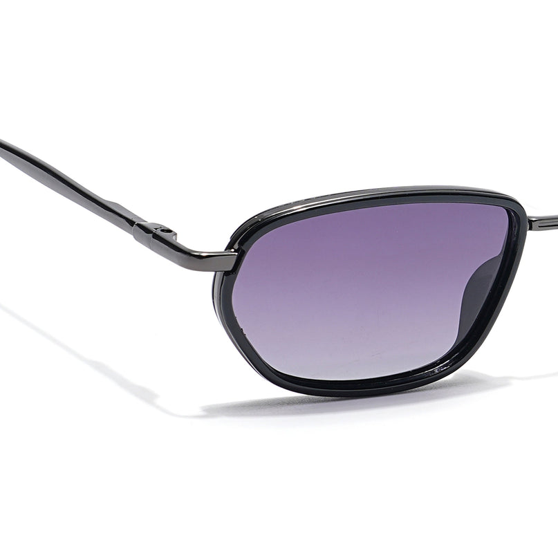 Marshall | Black Unisex Polarized Sunglasses | Grey & Clear Lens - PMG6051