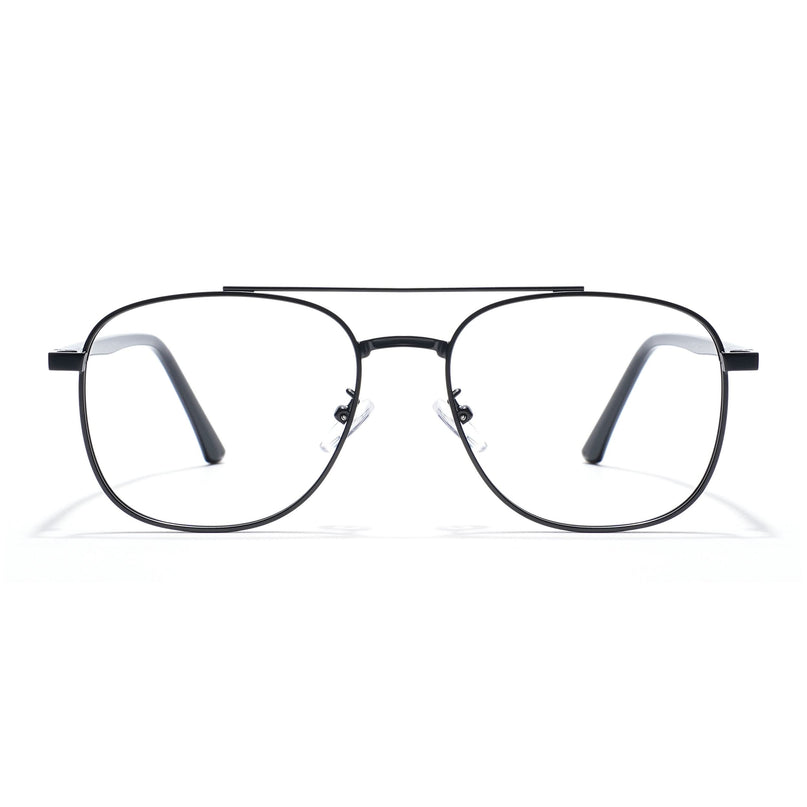 Eyejack Photochromic Black Wayfarer Eyeglasses for Men & Women (9002CL735-C1)
