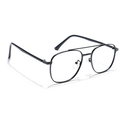 Eyejack Photochromic Black Wayfarer Eyeglasses for Men & Women (9002CL735-C1)