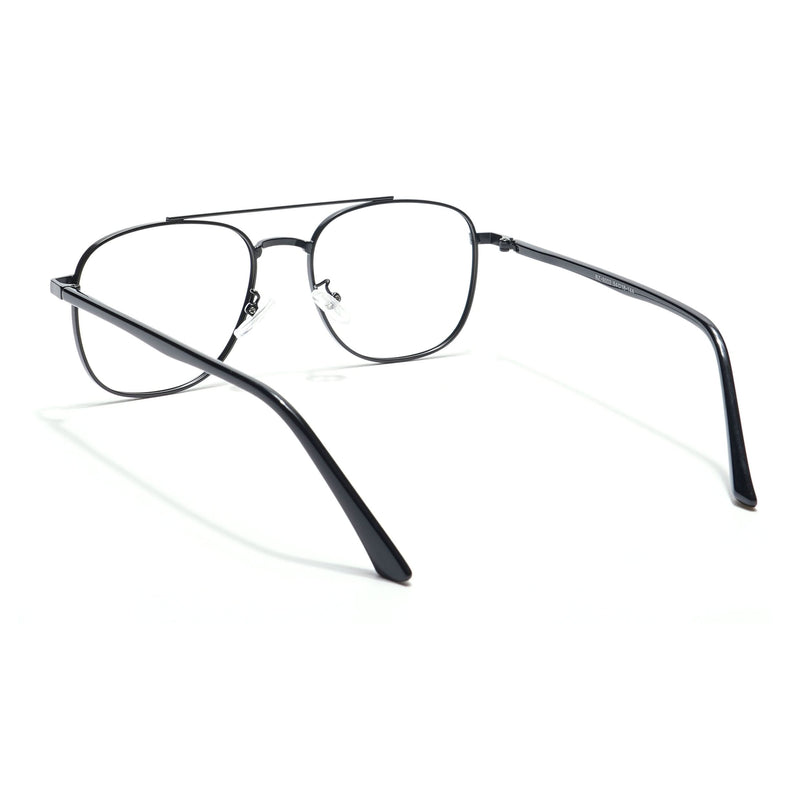 Eyejack Photochromic Black Wayfarer Eyeglasses for Men & Women (9002CL735-C1)