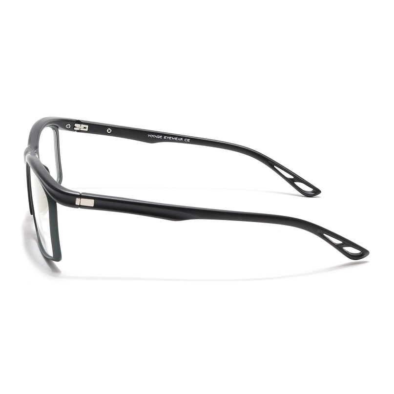 Voyage Select Black & Olive Wrap Around Eyeglasses for Men & Women - SLMG6494-C1