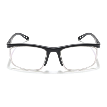 Voyage Select Black & Transparent Wrap Around Eyeglasses for Men & Women - SLMG6495-C2