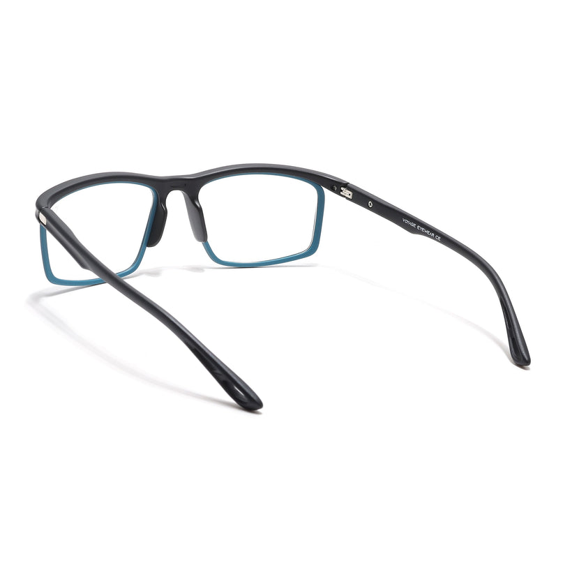Voyage Select Black & Blue Wrap Around Eyeglasses for Men & Women - SLMG6496-C3
