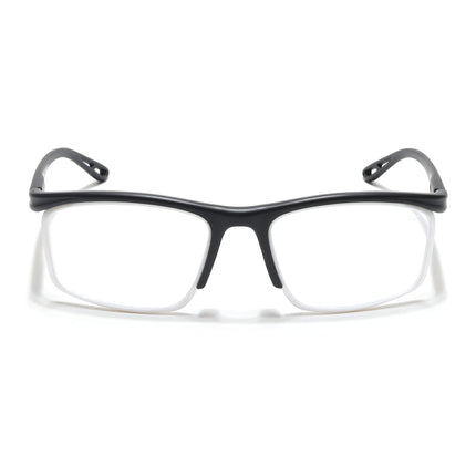 Voyage Select Black & White Wrap Around Eyeglasses for Men & Women - SLMG6498-C5