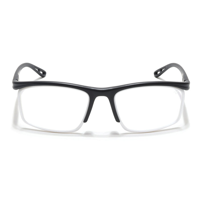 Voyage Select Black & White Wrap Around Eyeglasses for Men & Women - SLMG6498-C5