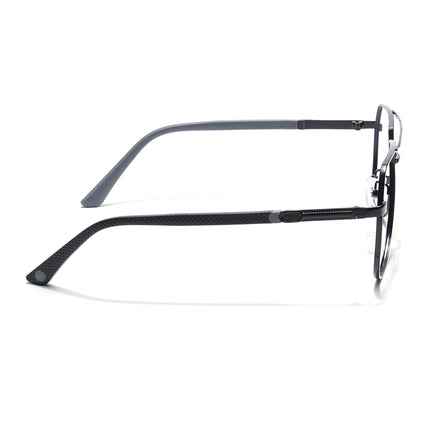 Eyejack Photochromic Black Aviator Eyeglasses for Men & Women (9008CL738-C1)