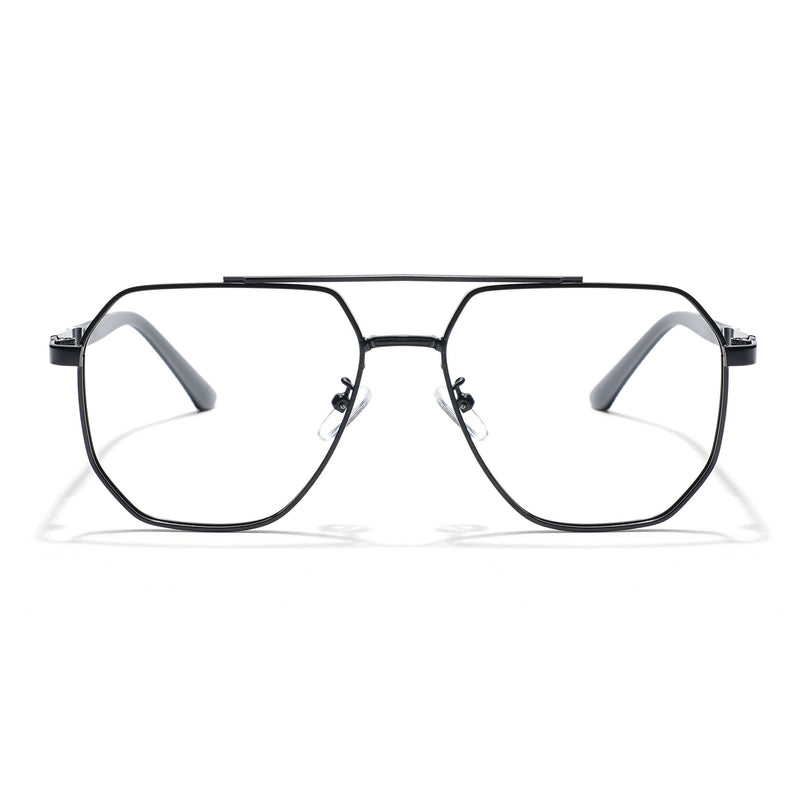 Eyejack Photochromic Black Wayfarer Eyeglasses for Men & Women (9009CL741-C1)