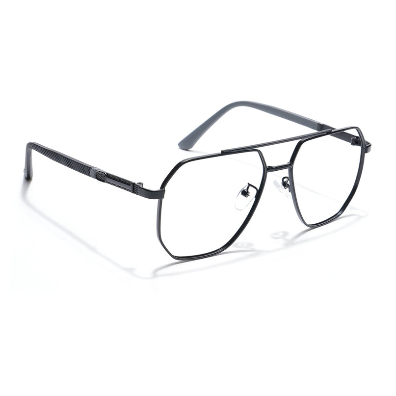 Eyejack Photochromic Black Wayfarer Eyeglasses for Men & Women (9009CL741-C1)