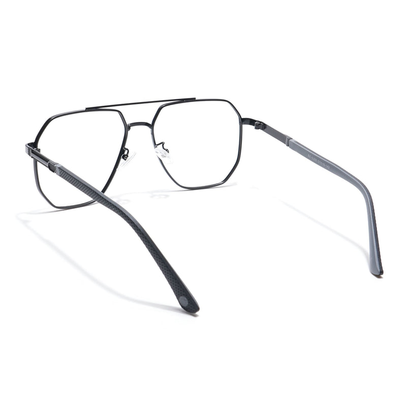 Eyejack Photochromic Black Wayfarer Eyeglasses for Men & Women (9009CL741-C1)