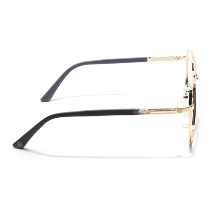 Eyejack Photochromic Golden Wayfarer Eyeglasses for Men & Women (9009CL743-C3)
