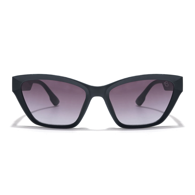 Eyejack Grey & Clear Cateye Sunglasses for Women (90152CL763)