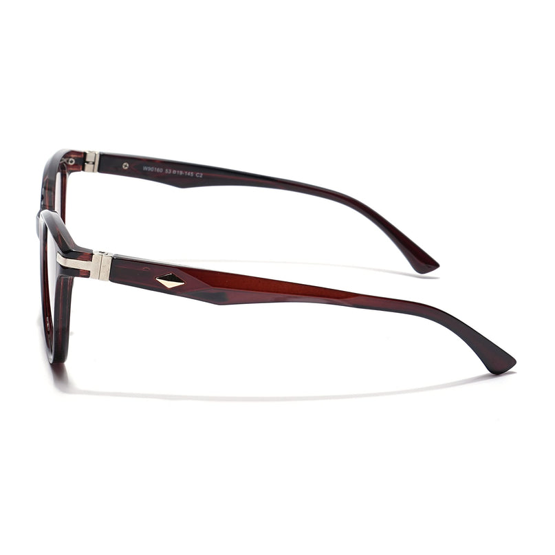 Eyejack Brown & Clear Cateye Sunglasses for Women (90160CL818)