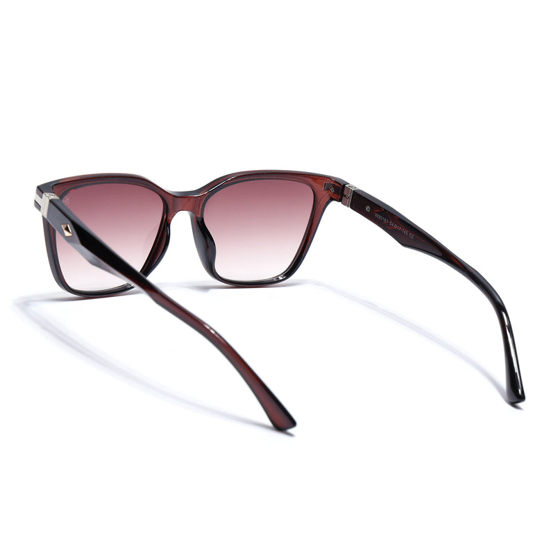 Eyejack Square Sunglasses for Men & Women (Brown & Clear Lens | Brown Frame - 90161CL771)