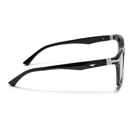 Eyejack Square Sunglasses for Men & Women (Grey & Clear Lens | Olive Frame - 90161CL774)