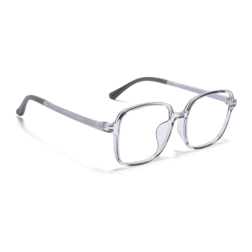 Voyage Air Grey Square Eyeglasses for Men & Women - MG4383-C5