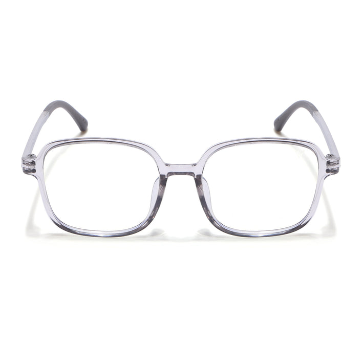 Voyage Air Grey Square Eyeglasses for Men & Women - MG4383-C5