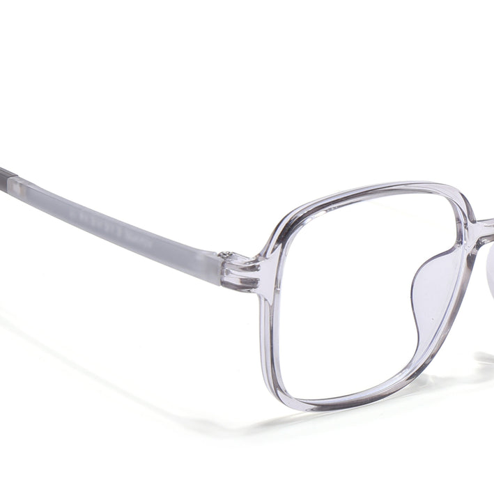 Voyage Air Grey Square Eyeglasses for Men & Women - MG4383-C5