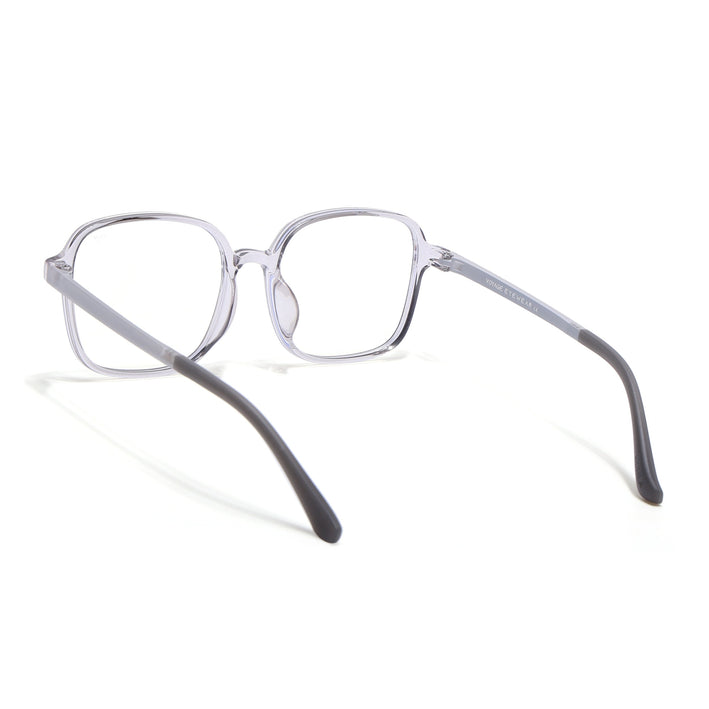 Voyage Air Grey Square Eyeglasses for Men & Women - MG4383-C5