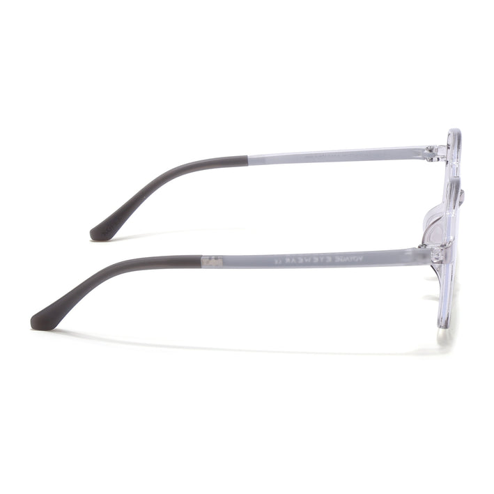 Voyage Air Grey Square Eyeglasses for Men & Women - MG4383-C5