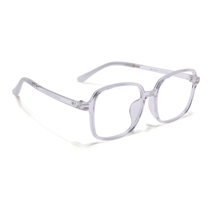 Voyage Air Transparent Square Eyeglasses for Men & Women - MG4384-C2